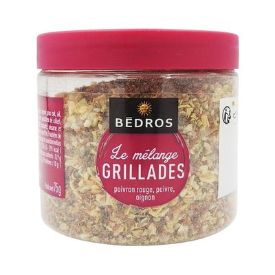 Aide culinaire Bédros - Mélange pour grillades pot 75g