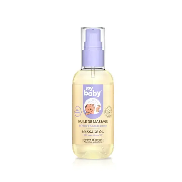 MY BABY - Huile de massage à l&#39;huile d&#39;amande douce 110ml