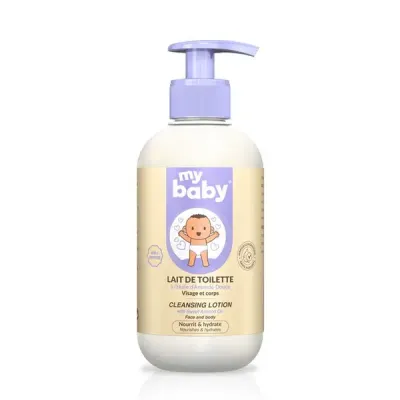 MY BABY - Lait de toilette à l&#39;huile d&#39;amande douce 365ml