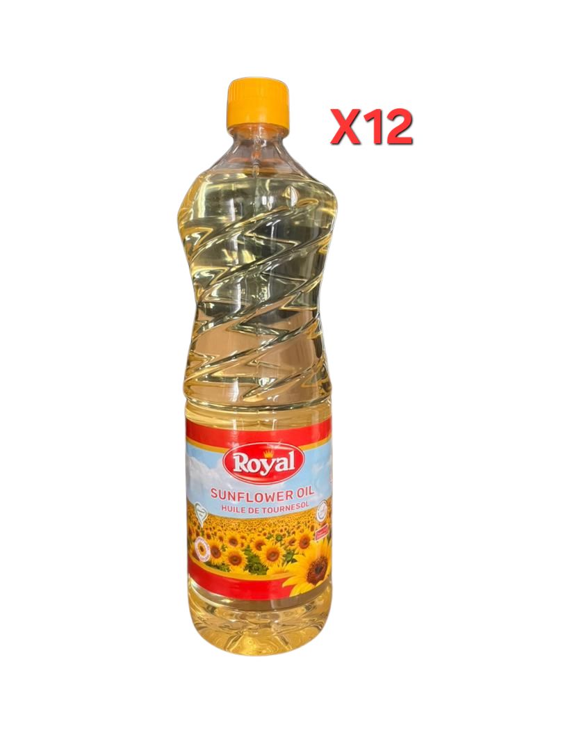 Huile de tournesol carton de 12 bouteilles de 1L