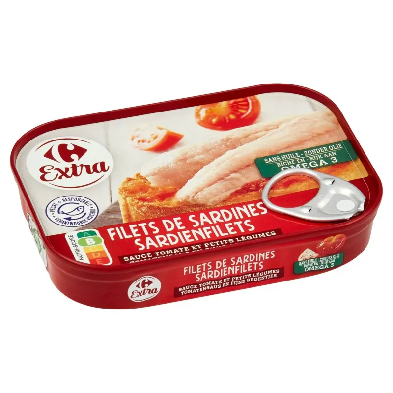 Filet de sardine 100g