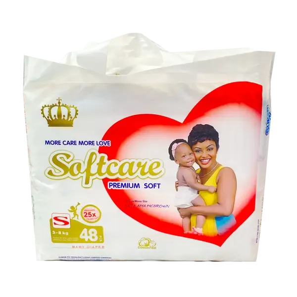 SOFTCARE - Couches culotte taille S x48