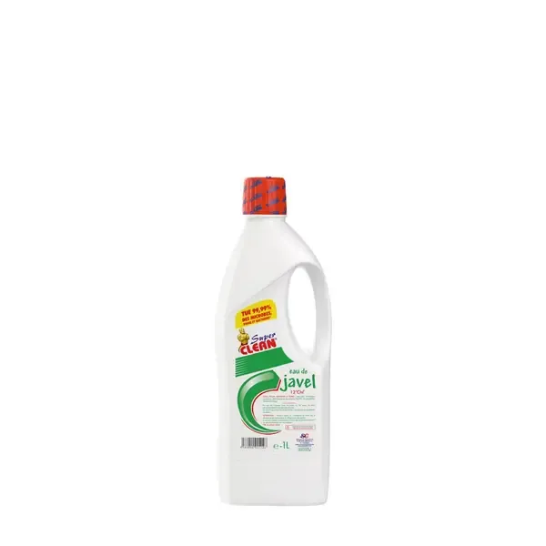 SUPER CLEAN - Eau de javel 12° 1L