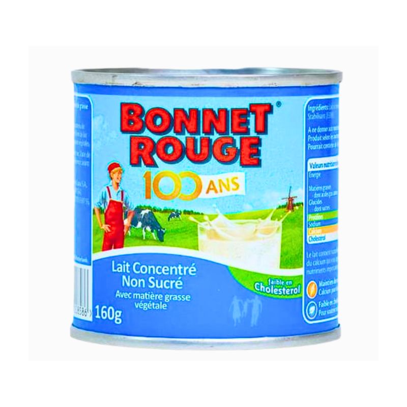 Bonnet Rouge Bleu - Lait concentré non sucré 160g