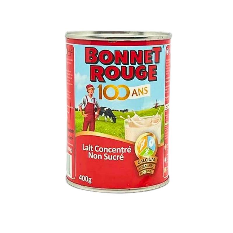 Bonnet rouge - Lait concentré non sucré 400g