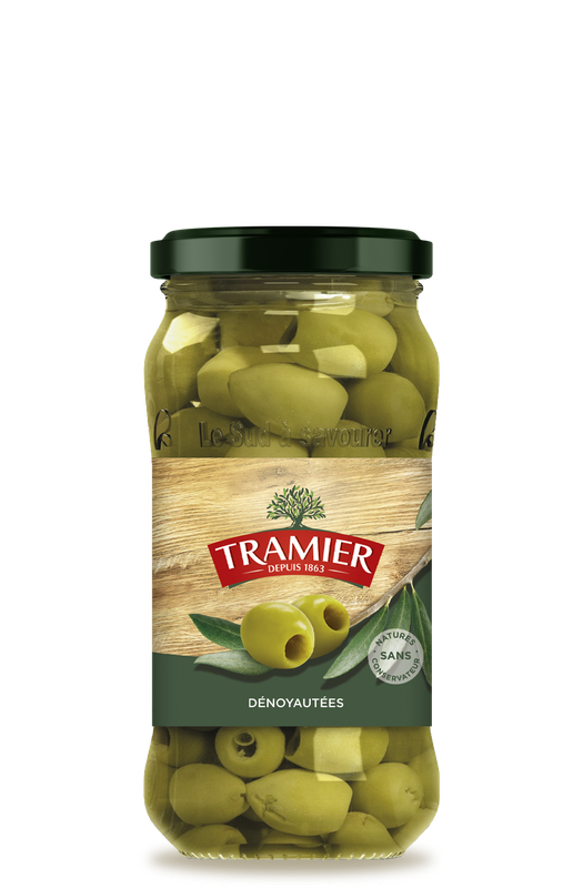 Olive tramier dénoyauté 160g