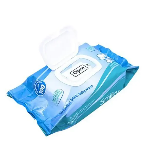 Smiley - Lingettes pour bébé x100 Smiley - Lingettes pour bébé x100