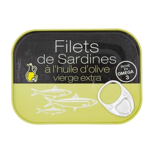 Filets de Sardines à l'huile d'olive vierge -70g