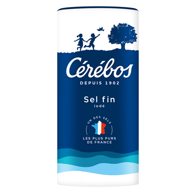 Cerebos Sel fin iodé - 500 g