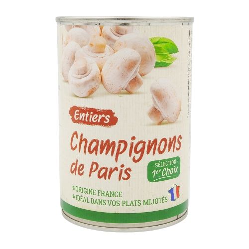Champignons Paris entiers - 390g Champignons Paris entiers - 390g