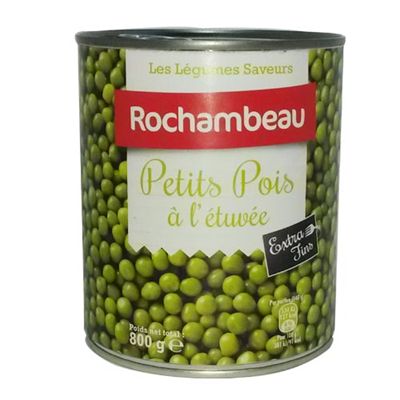 Petits pois extra-fin à l'étuvée - 800g Petits pois extra-fin à l'étuvée - 800g
