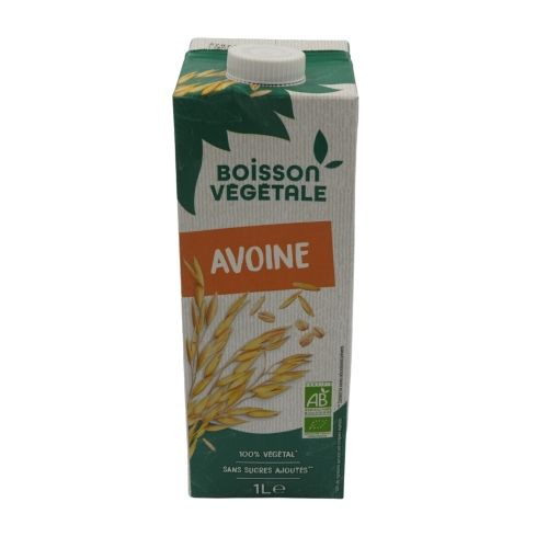 Boisson végétale avoine BIO brique 1L