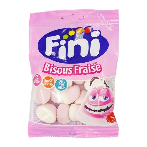 Bonbons bisous fraise halal 90g