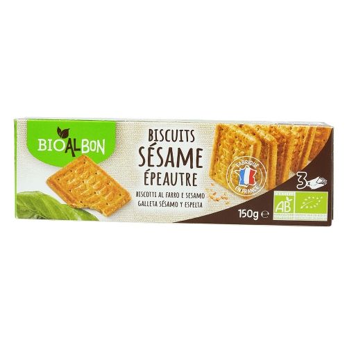 Biscuits épeautre sésame BIO paquet 150g