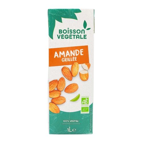 Boisson végétale amande grillée BIO brique 1L