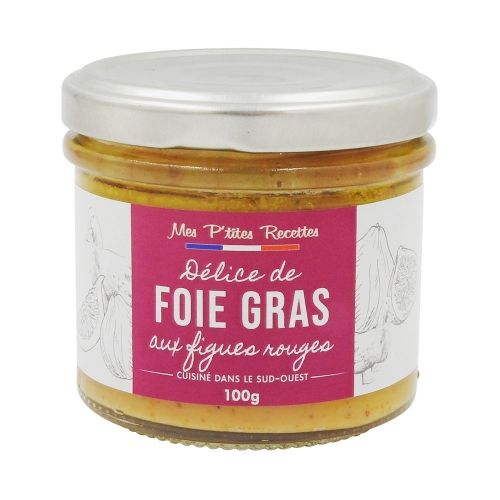 Délice de foie gras aux figues pot 100g
