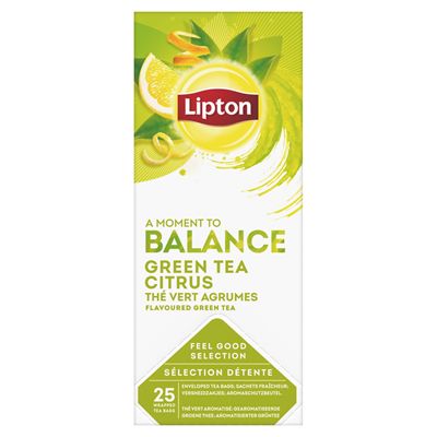Lipton Thé Vert Agrumes 25 sachets