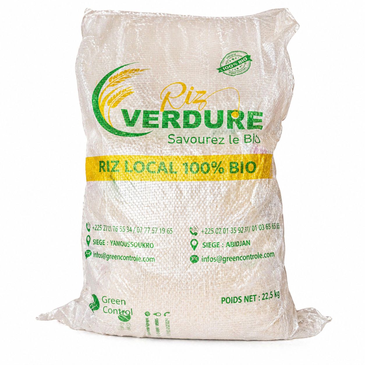Riz local Verdure 22.5kg