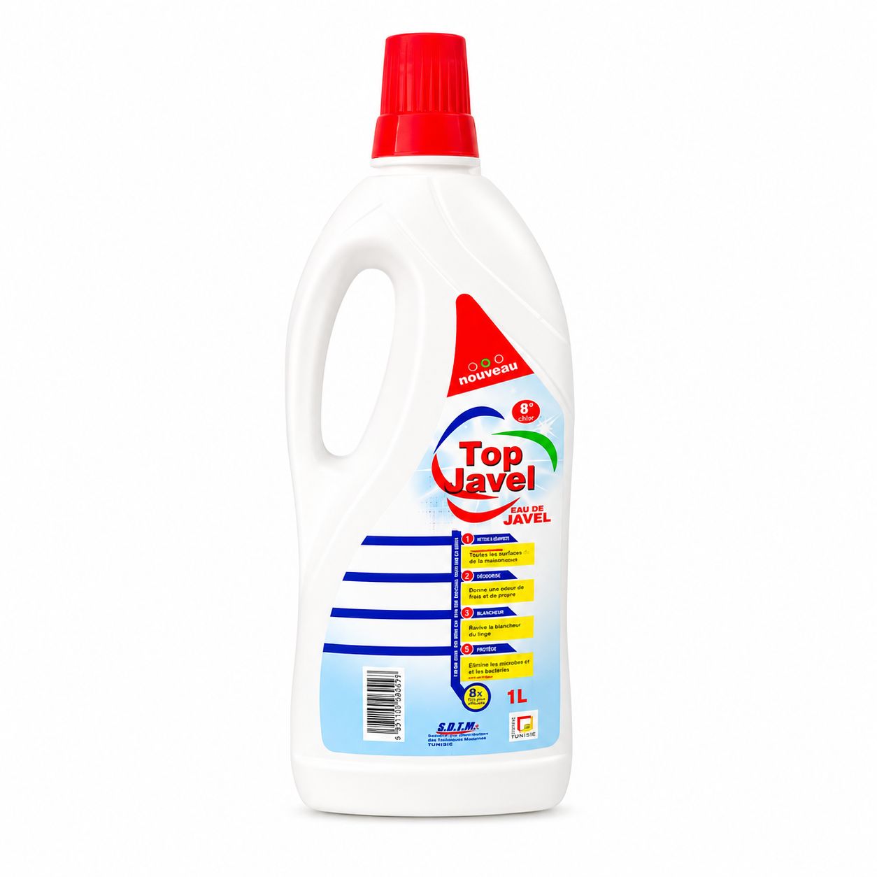 Top Javel - Eau de javel 8° 1L Top Javel - Eau de javel 8° 1L