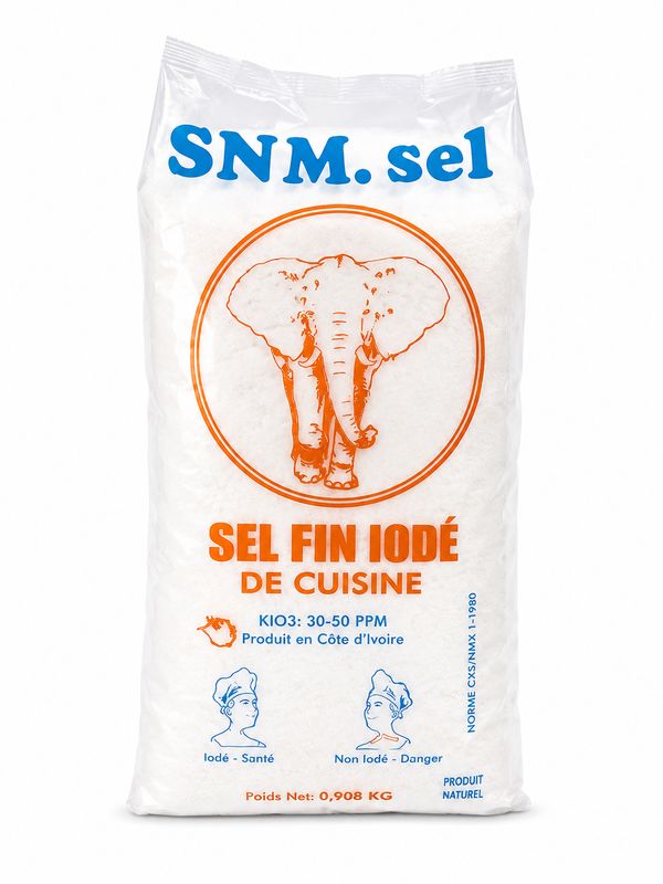 Sel iodé- 908g