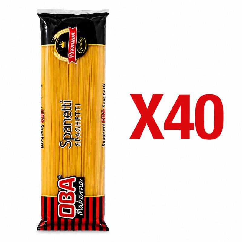 Spaghetti OBA - Carton de 40 paquets de 200g Spaghetti OBA - Carton de 40 paquets de 200g