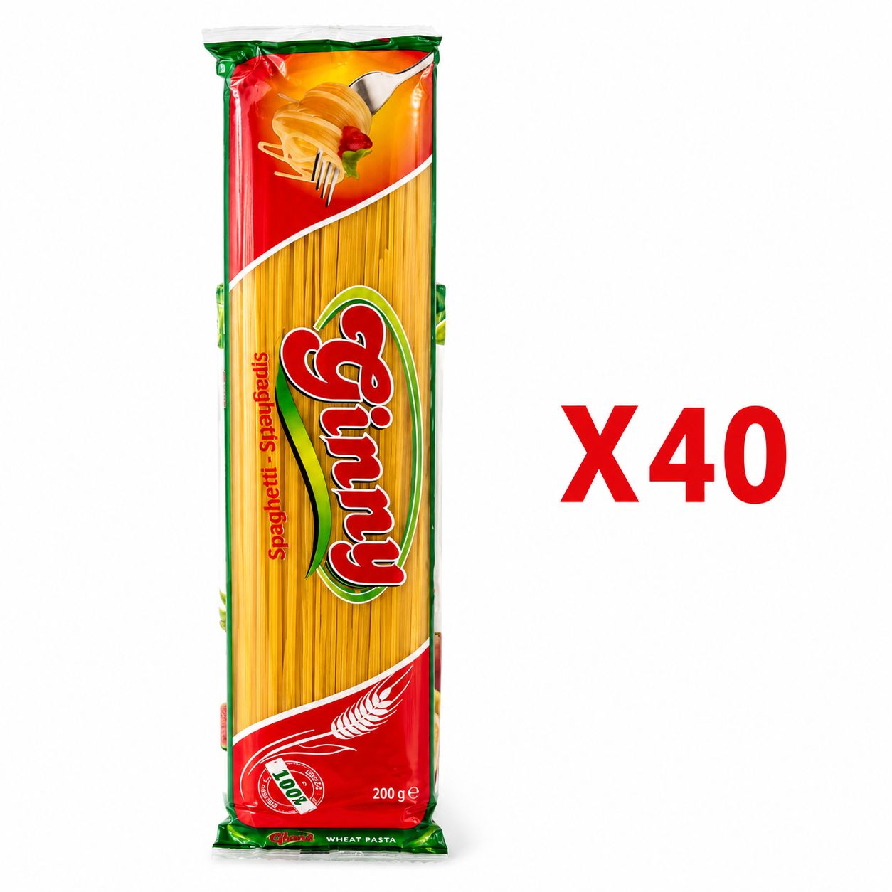 Spaghetti Ginny - Carton de 40 paquets de 200g
