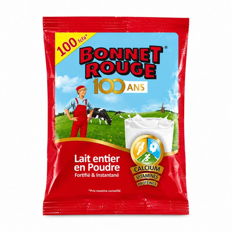 Bonnet rouge - Lait entier en poudre 100g