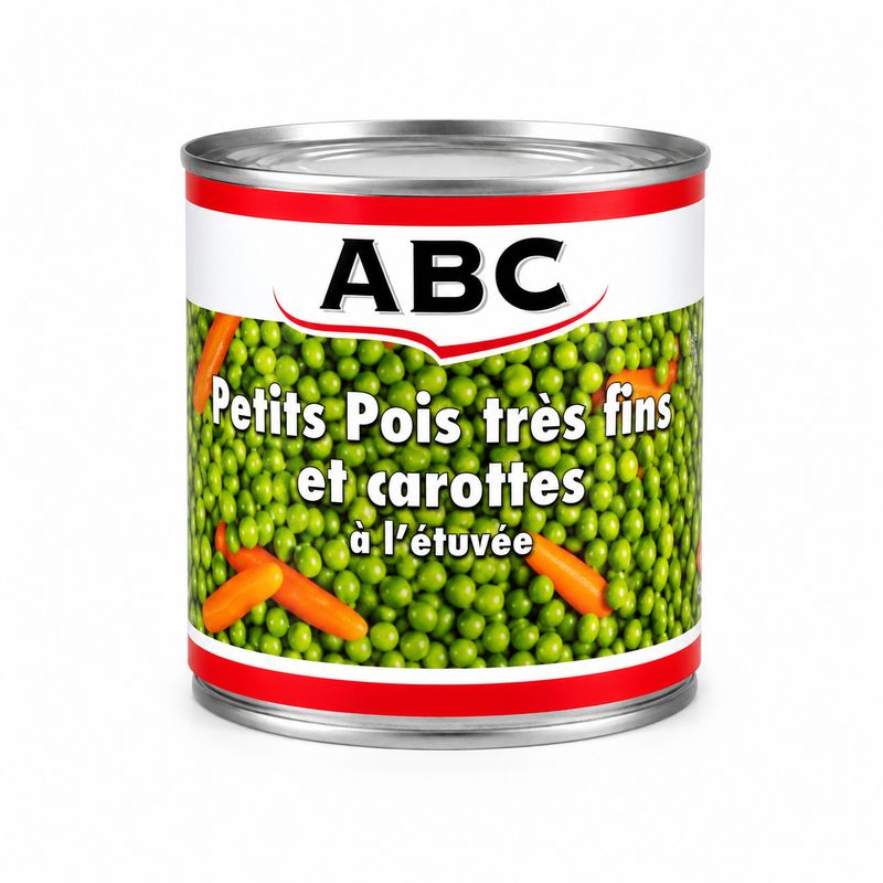 Petits pois carottes ABC - 400g Petits pois carottes ABC - 400g