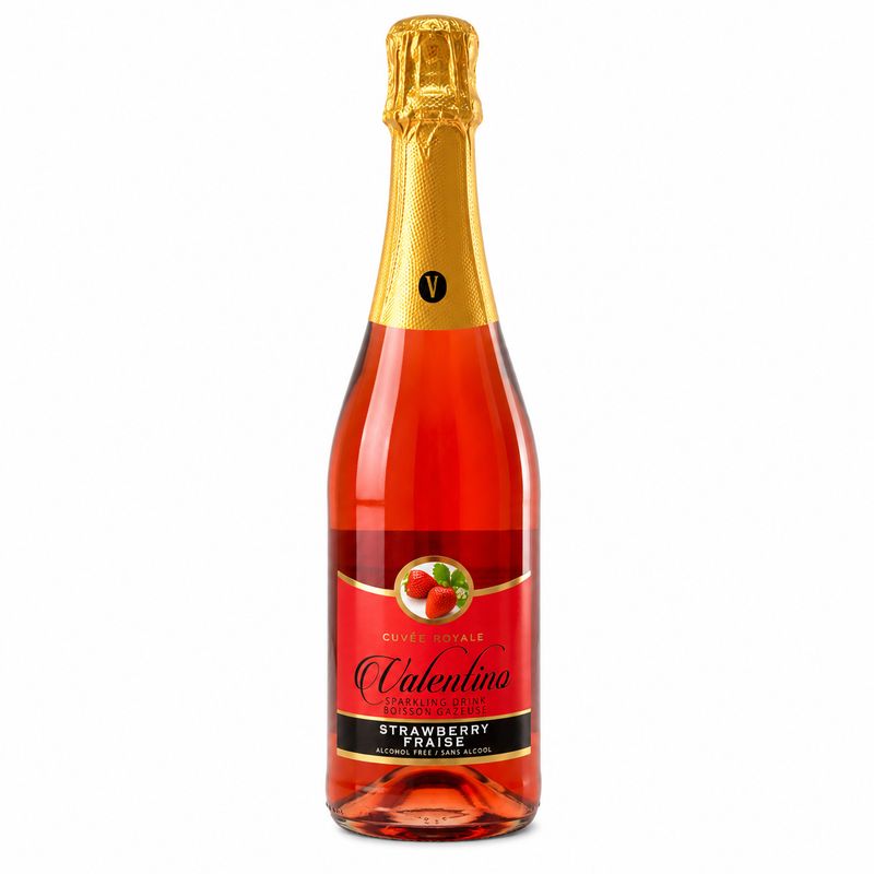 Boisson Pétillante - Valentino Strawberry Fraise 75cl