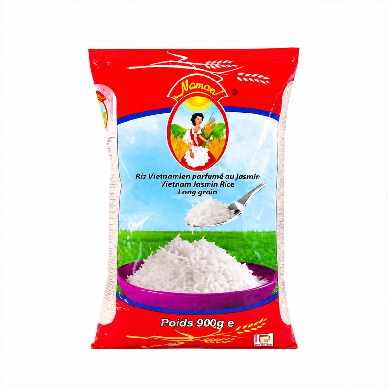 Riz parfumé au jasmin Maman - 900g Riz parfumé au jasmin Maman - 900g