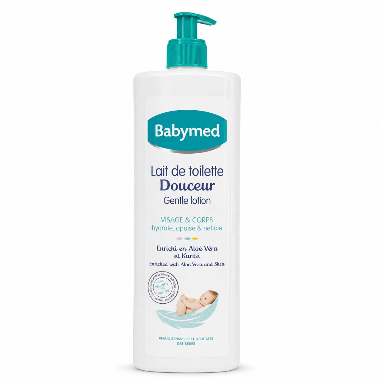 Babymed - Lait de toilette douceur - 800ml Babymed - Lait de toilette douceur - 800ml