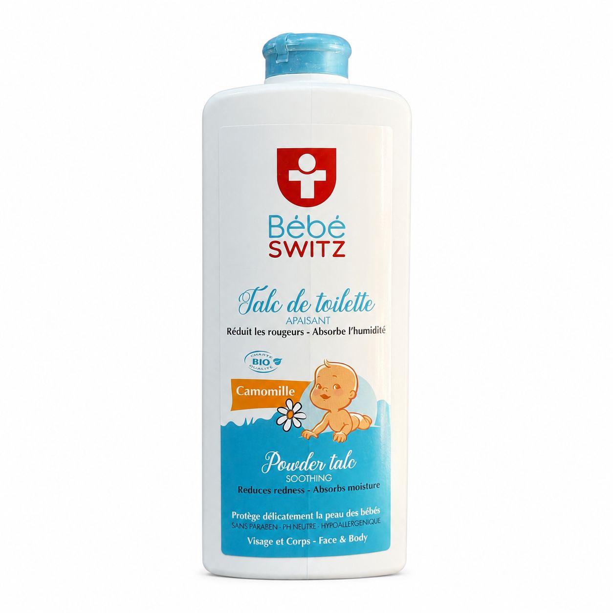 Bébé SWITZ - Poudre de toilette - 500ml