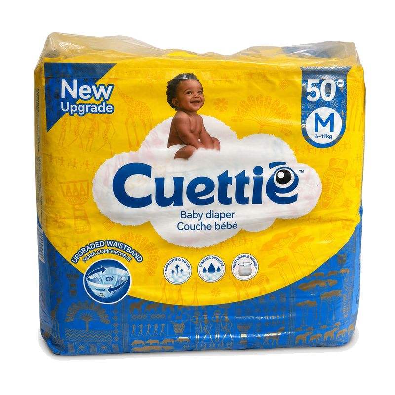 Cuettie - Couche bébé taille M  (6-11kg) x50