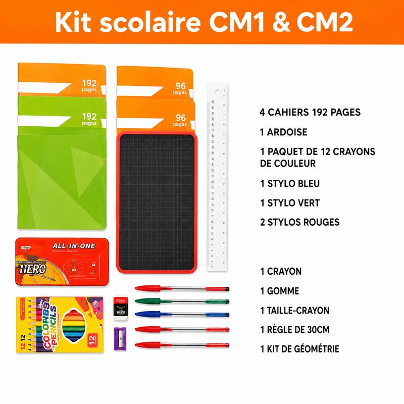 Kit Scolaire CM1 &amp; CM2