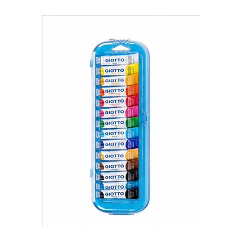 Tube de Gouache 12ML + Pinceau - 12
