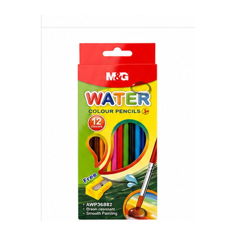 Crayons de Couleurs Aquarelle - 12