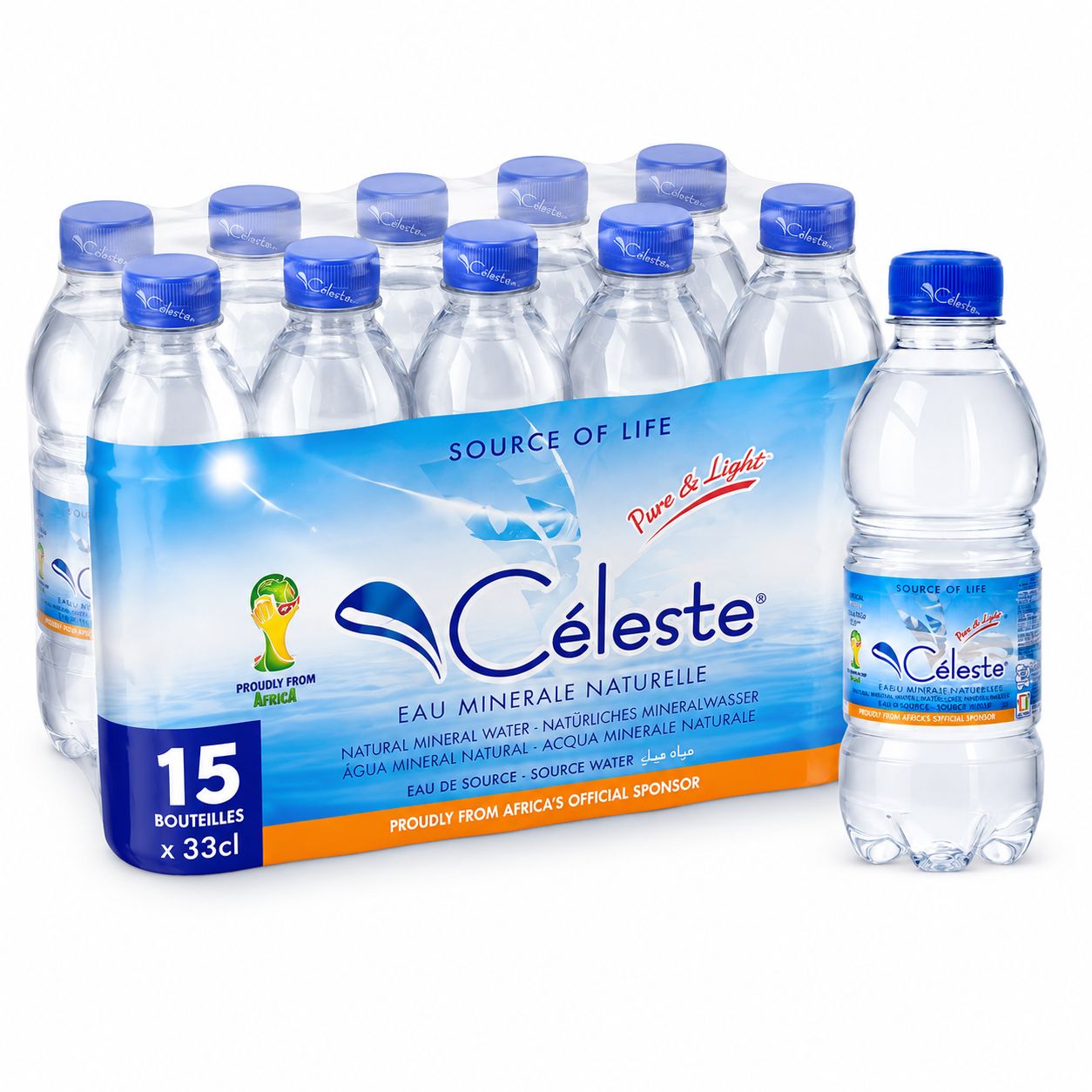 Eau minérale Cristaline- Pack de 12 bouteilles de 50cl Eau minérale Cristaline- Pack de 12 bouteilles de 50cl