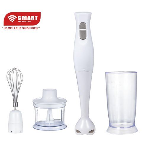 Mixeur plongeant SMART 300 W avec hachoir et fouet Mixeur plongeant SMART 300 W avec hachoir et fouet