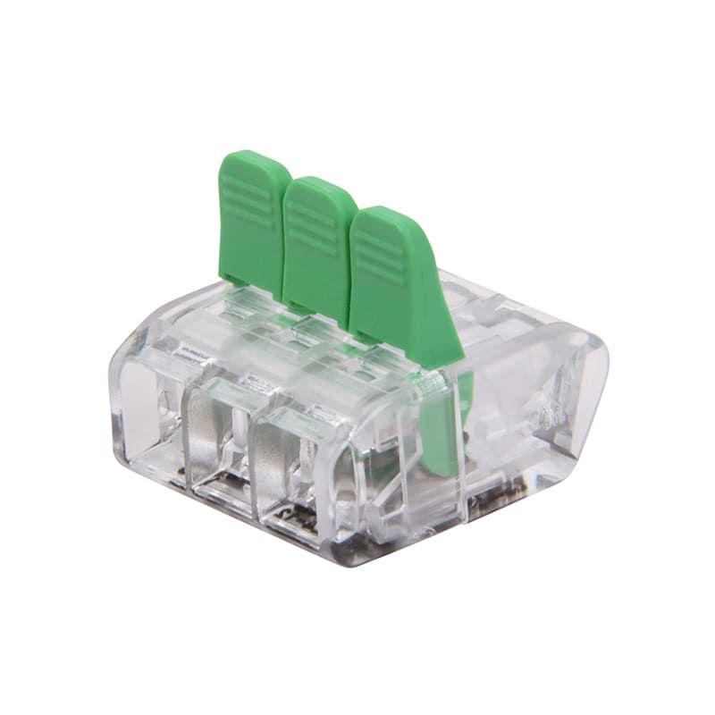 KLEMME | UNIVERSAL | 3 DRÄHTE | 0,2–4,0 mm² | PRO 50 STÜCK