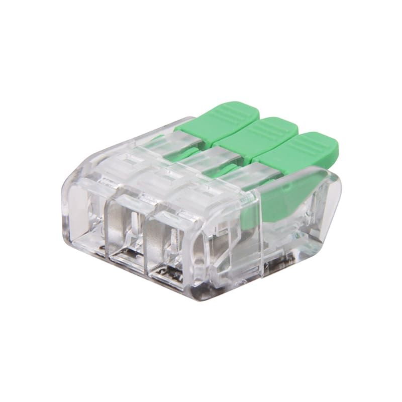 KLEMME | UNIVERSAL | 3 DRÄHTE | 0,2–4,0 mm² | PRO 50 STÜCK