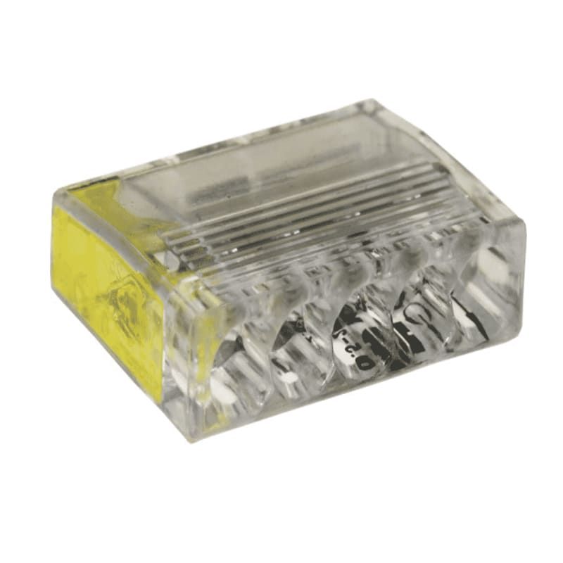 KLEMME MINI | 5-FACH | PRO 100 STÜCK | 5 x 0,5 - 2,5 mm² |