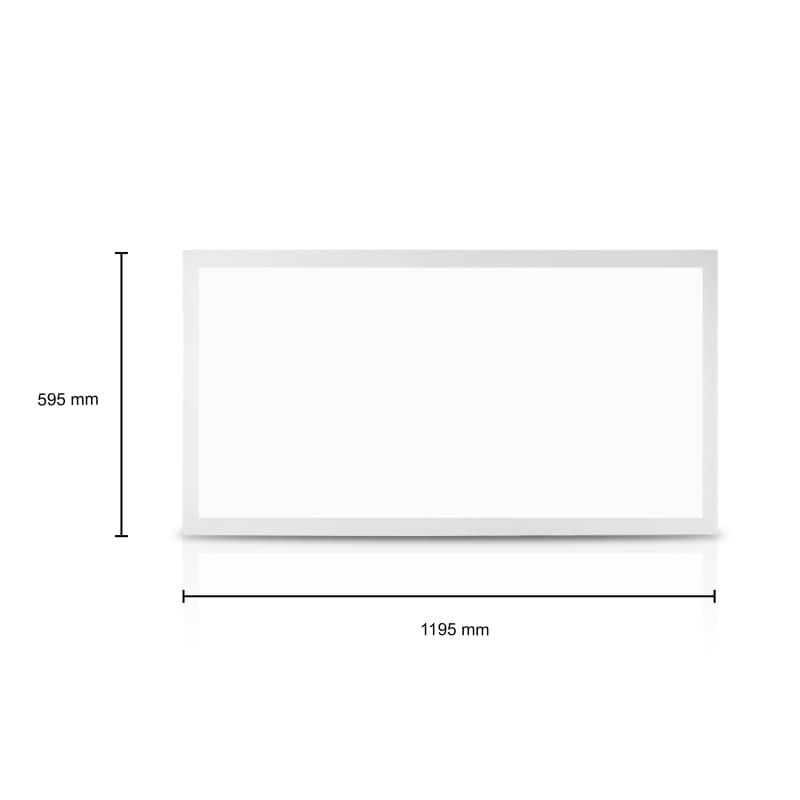 SEITLICH BELEUCHTETES LED-PANEL | MONA | 120X60CM | 72W | 3000K