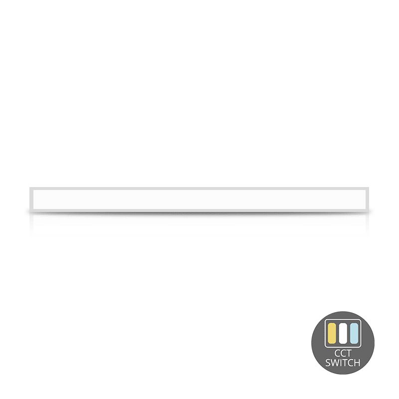SEITLICH BELEUCHTETES LED-PANEL | 150x12CM | 30W | CCT-SCHALTER