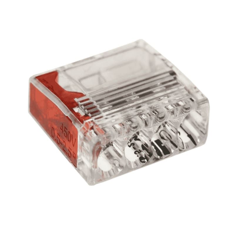 KLEMME MINI | 4-FACH | PRO 100 STÜCK | 4 x 0,5 - 2,5 mm² |