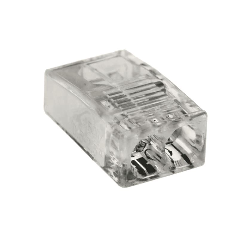 KLEMME MINI | 2-FACH | PRO 100 STÜCK | 2 x 0,5 - 2,5 mm² |