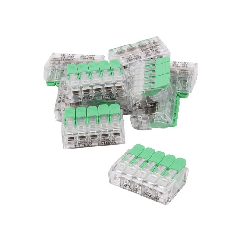 KLEMME | UNIVERSAL | 5 DRÄHTE | 0,2–4,0 mm² | PRO 25 STÜCK