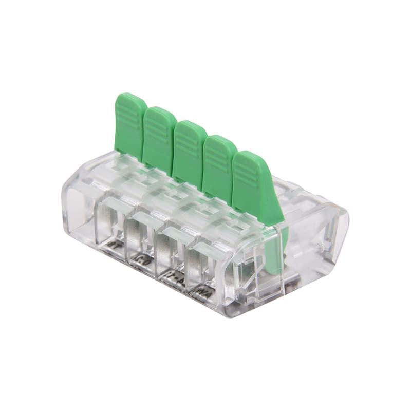 KLEMME | UNIVERSAL | 5 DRÄHTE | 0,2–4,0 mm² | PRO 25 STÜCK