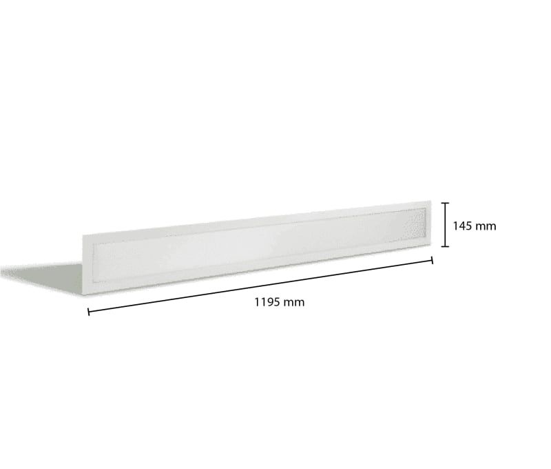 SEITLICH BELEUCHTETES LED-PANEL | DESDE | 120X15CM | 25W | CCT-SCHALTER