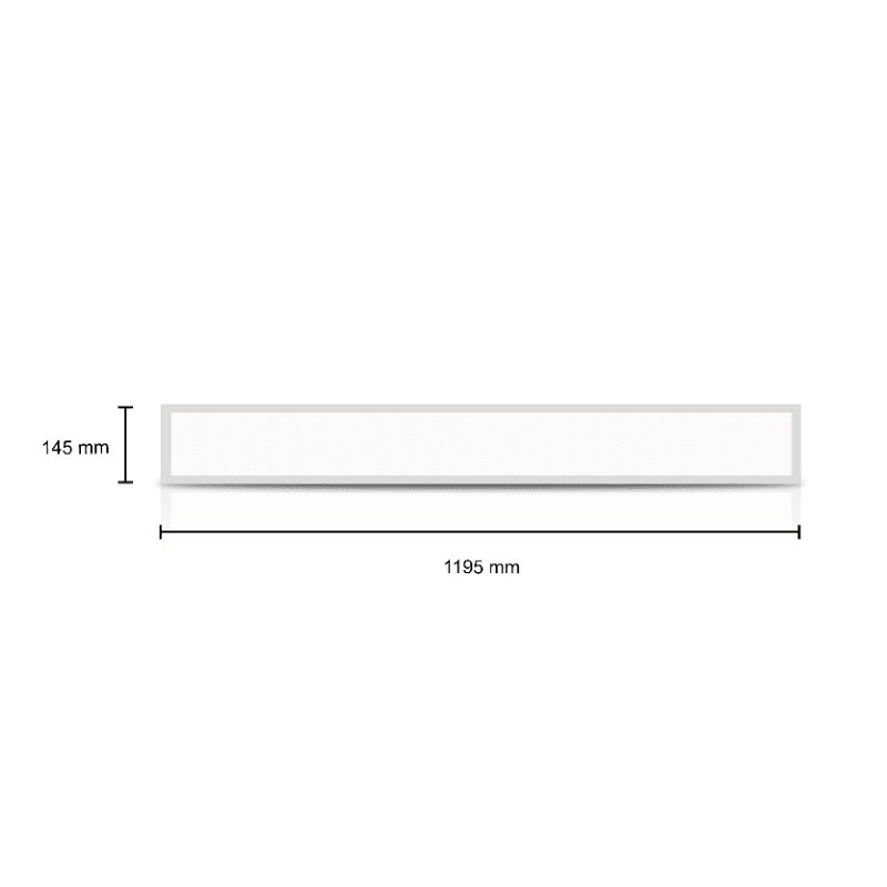 SEITLICH BELEUCHTETES LED-PANEL | DESDE | 120X15CM | 25W | CCT-SCHALTER