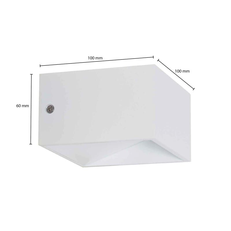 WANDLAMPE CARPO WEISS 6W DIMMBAR